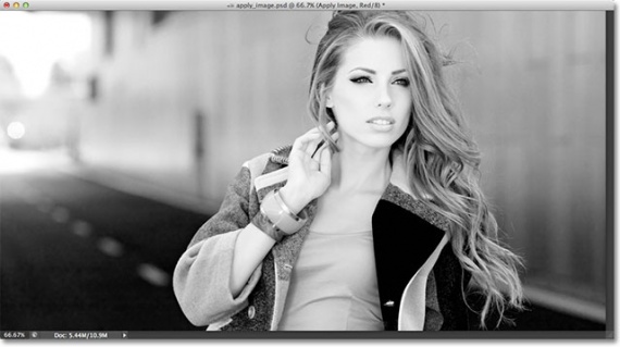 Полутоновое изображение Красного канала